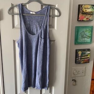 ⭐️HP⭐️ Joie linen pocket tank with razor back